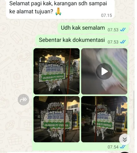Pengiriman Papan Bunga Selamat Cimangkok Sukalarang