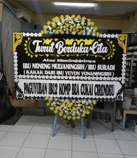 Papan Bunga Duka Cimangkok Sukalarang